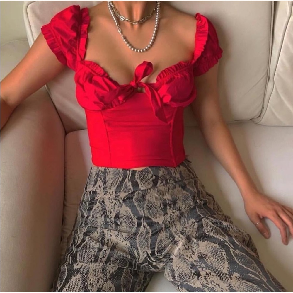 COPY - I AM GIA Naomi Top xs red